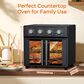 HOMLUX 26 Qt Air Fryer Toaster Oven in Black, , large