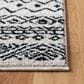 Safavieh Tulum Transitional 2" x 9" Ivory and Black Runner, , large