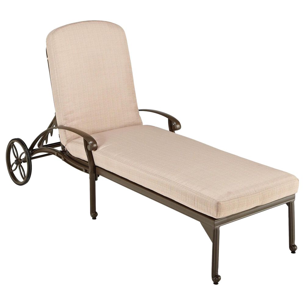 Homestyles Capri Chaise Lounge in Taupe, , large