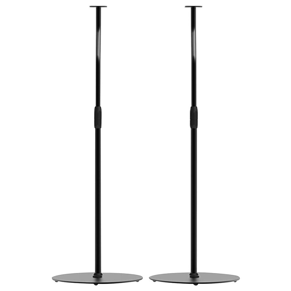 Kanto Universal Height Adjustable Speaker Stands for Satellites in Black (Set of 2), , large
