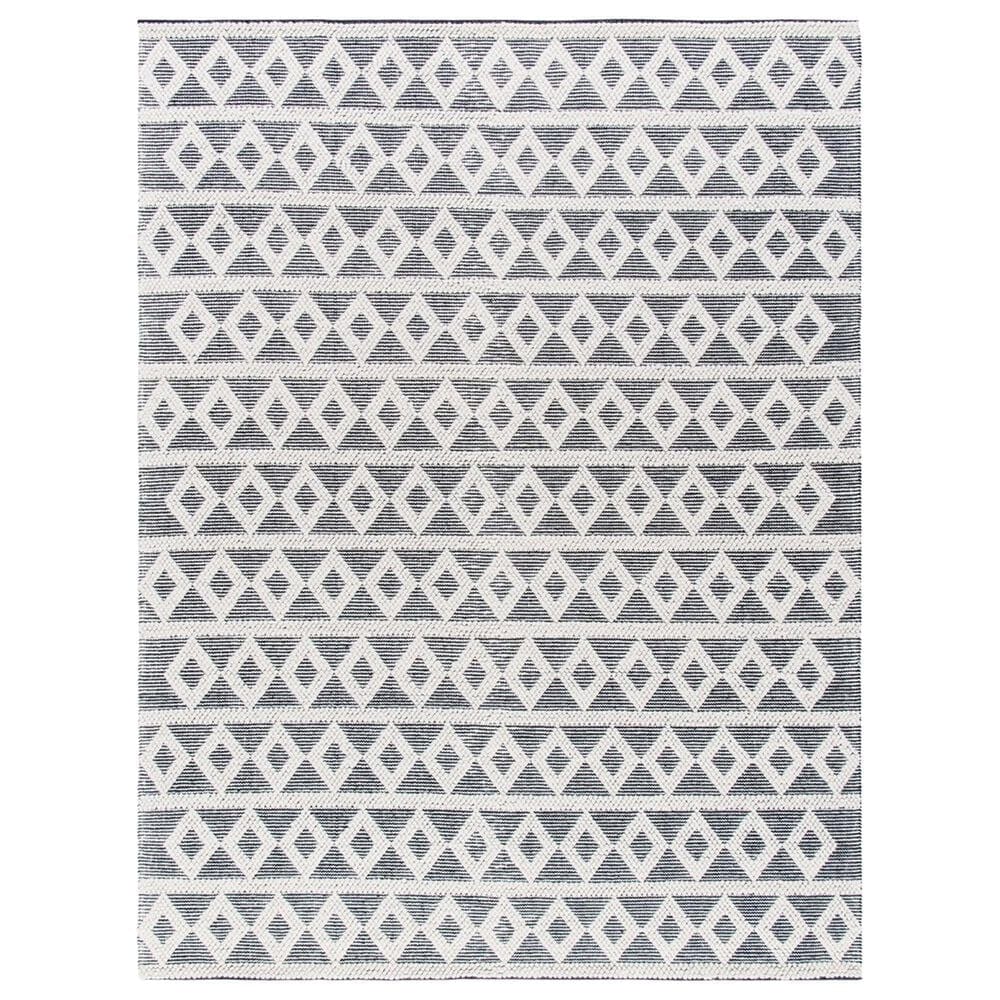 Safavieh Natura NAT479A 8" x 10" Ivory and Black Area Rug, , large