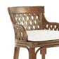 Office Star Products Plantation 30" Bar Stool in Brown Stained, , large