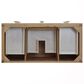 James Martin Vanities Celeste 48" Single Vanity in Sun-washed Oak with Embossed Shagreen and with 3 cm Arctic Fall Solid Surface Top, , large