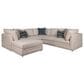 Huntington House 4-Piece Sectional in White, , large