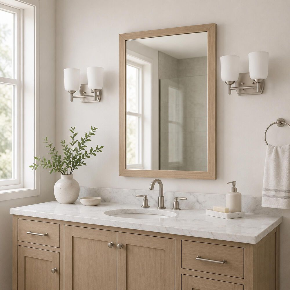 Vaxcel Laurelhurst 2-Light Bathroom Vanity in Satin Nickel, , large