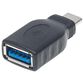 Manhattan USB-C to USB-A Adapter in Black, , large