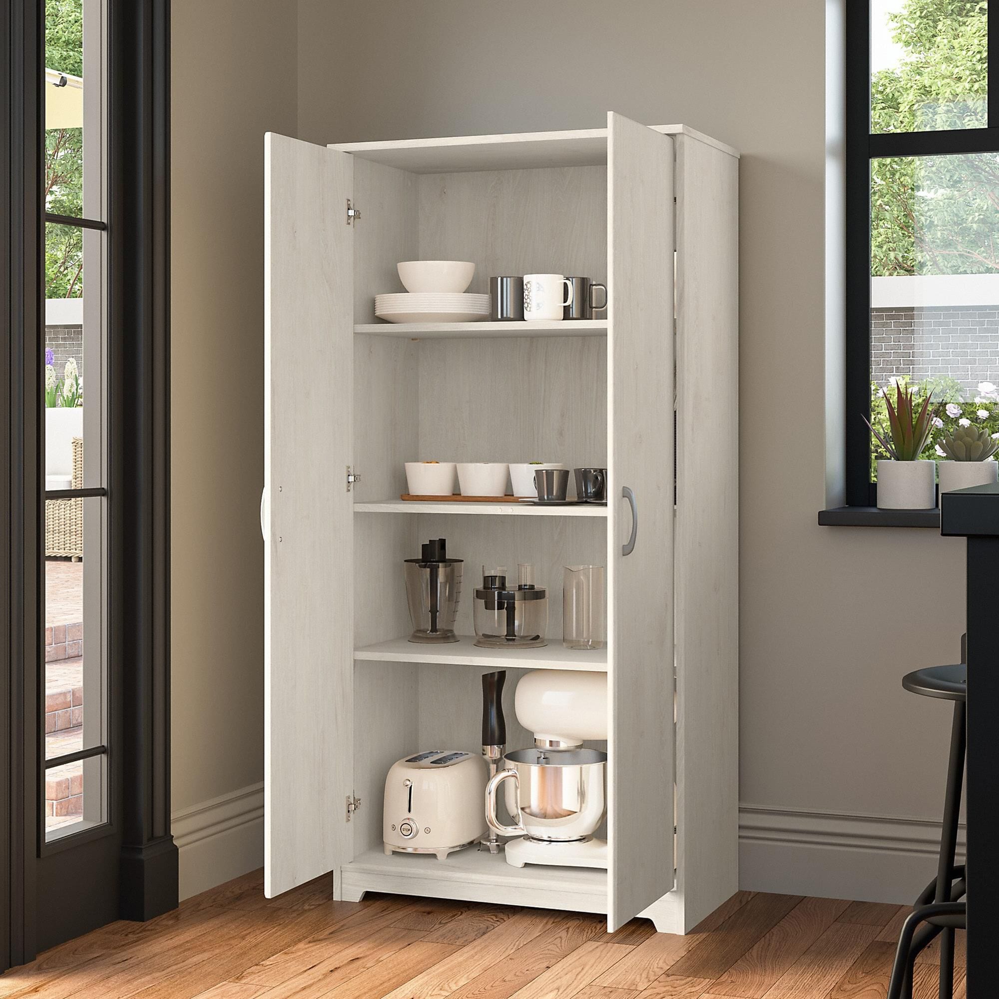 Large freestanding pantry shop cabinet