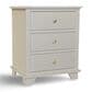 Archbold Furniture Company Portland 3-Drawer Nightstand in Sand Dollar and Golden Pecan, , large