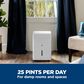 GE Appliances 25 Pint Dehumidifier in White, , large