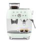 SMEG Smeg Espresso Coffee Machine with Grinder, Pastel Green, , large