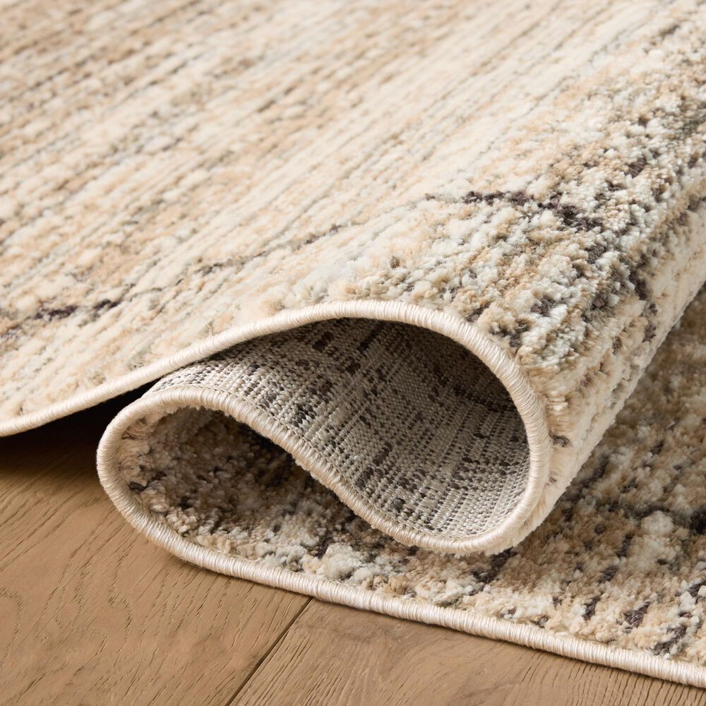 Jeremiah Brent x Loloi Bleecker Natural and Charcoal 2&#39;7&quot; x 8&#39; Runner, , large