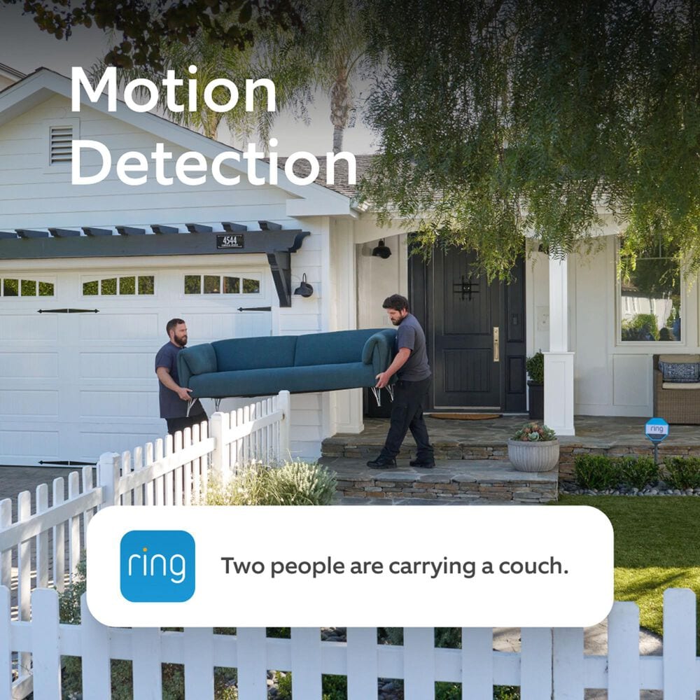 Ring 2K Battery Doorbell in Speckled Gray, , large