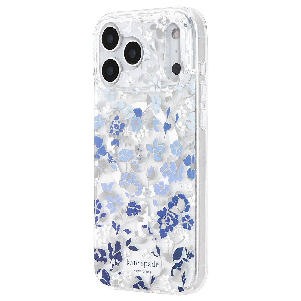 Kate Spade Protective MagSafe Case for iPhone 17 Pro Max in Flowerbed Blue, , large