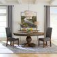 Home Trends & Design Colonial Plantation 48" Dining Table in Weathered Teak - Table Only, , large