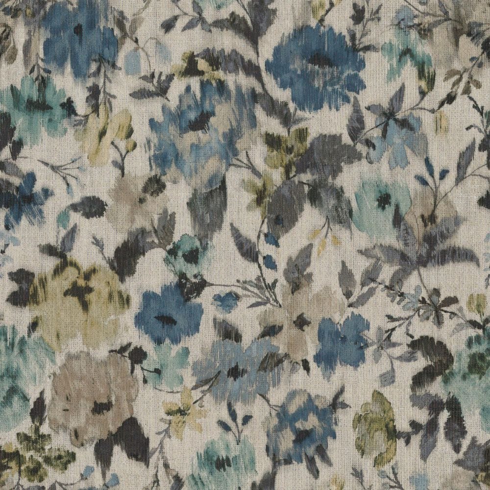Emerald Home Furnishings Cecily Swivel Accent Chair in Blue Meadow, , large