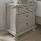 Ashley Lettner 2-Drawer Nightstand in Light Gray, , large