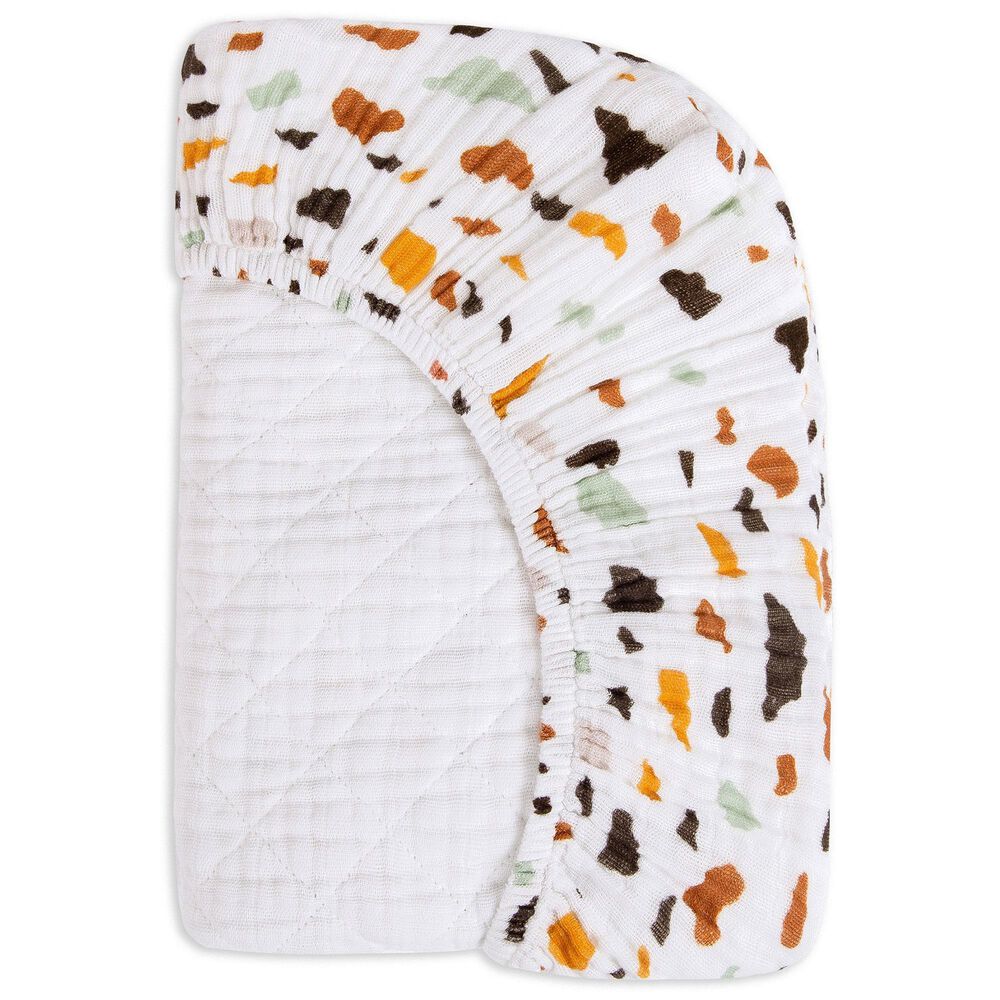 Babyletto Terrazzo Changing Pad Cover in White, , large