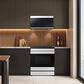 Samsung Bespoke Bespoke 2.1 Cu. Ft. Smart Over-The-Range Microwave with Glass-Touch Controls and LCD Display in White Glass, , large