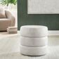 Ashley Ummi Swivel Accent Ottoman in Bone, , large