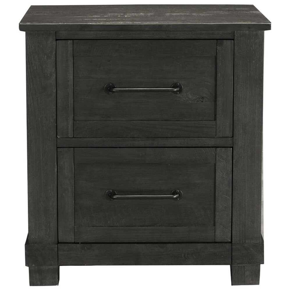 A-America Sun Valley 4 Piece Queen Bedroom Set in Charcoal, , large