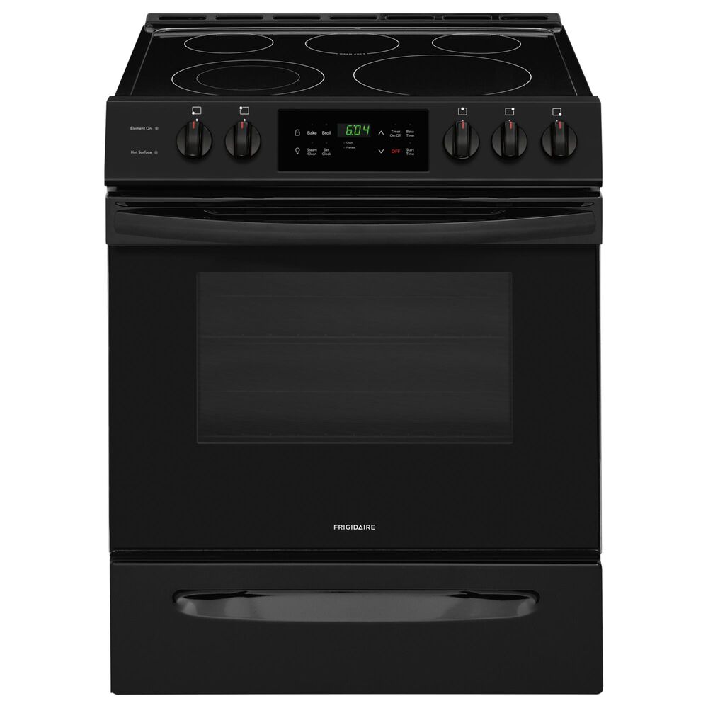 Frigidaire 30"" Front Control Freestanding Electric Range in Black, , large