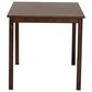 Baxton Studio Andrew Dining Table in Dark Brown - Table Only, , large