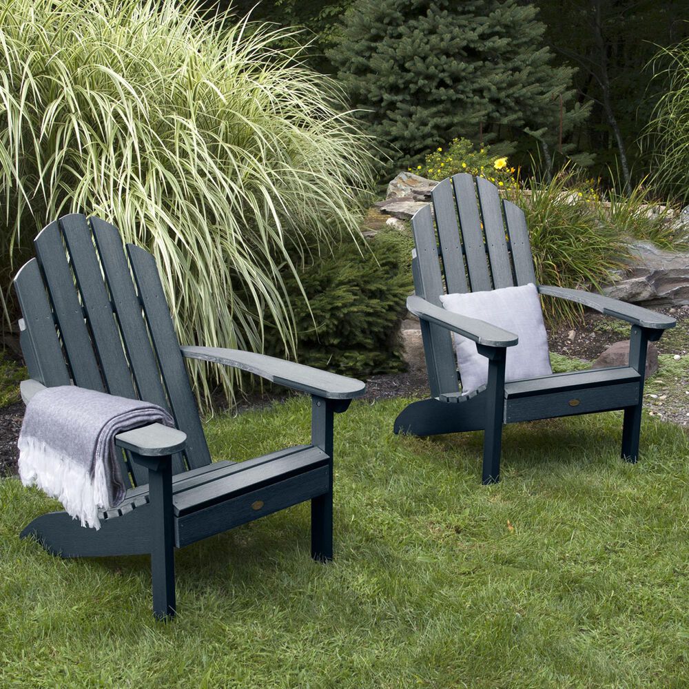 Highwood USA Classic Westport Adirondack Chair in Federal Blue (Set of 2), , large