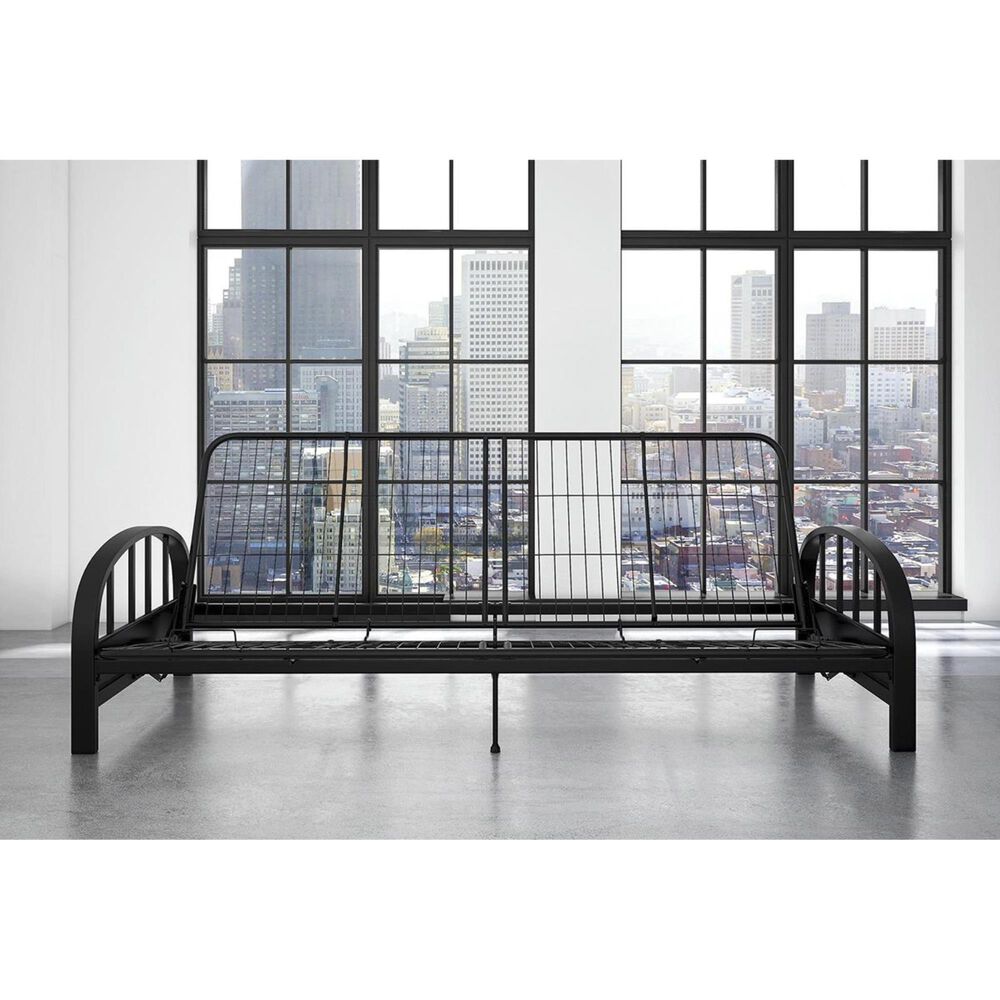 DHP Aiden Futon Frame in Black, , large