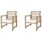 Hearth and Haven Outdoor Club Chair with White Cushion in Natural (Set of 2), , large