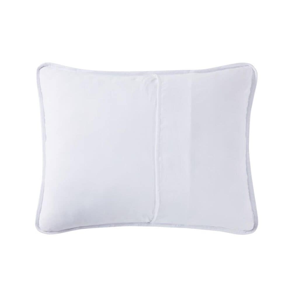 Jiangsu Royal Home Diamond Stitch Quilt 3pc-White-F/Q, , large