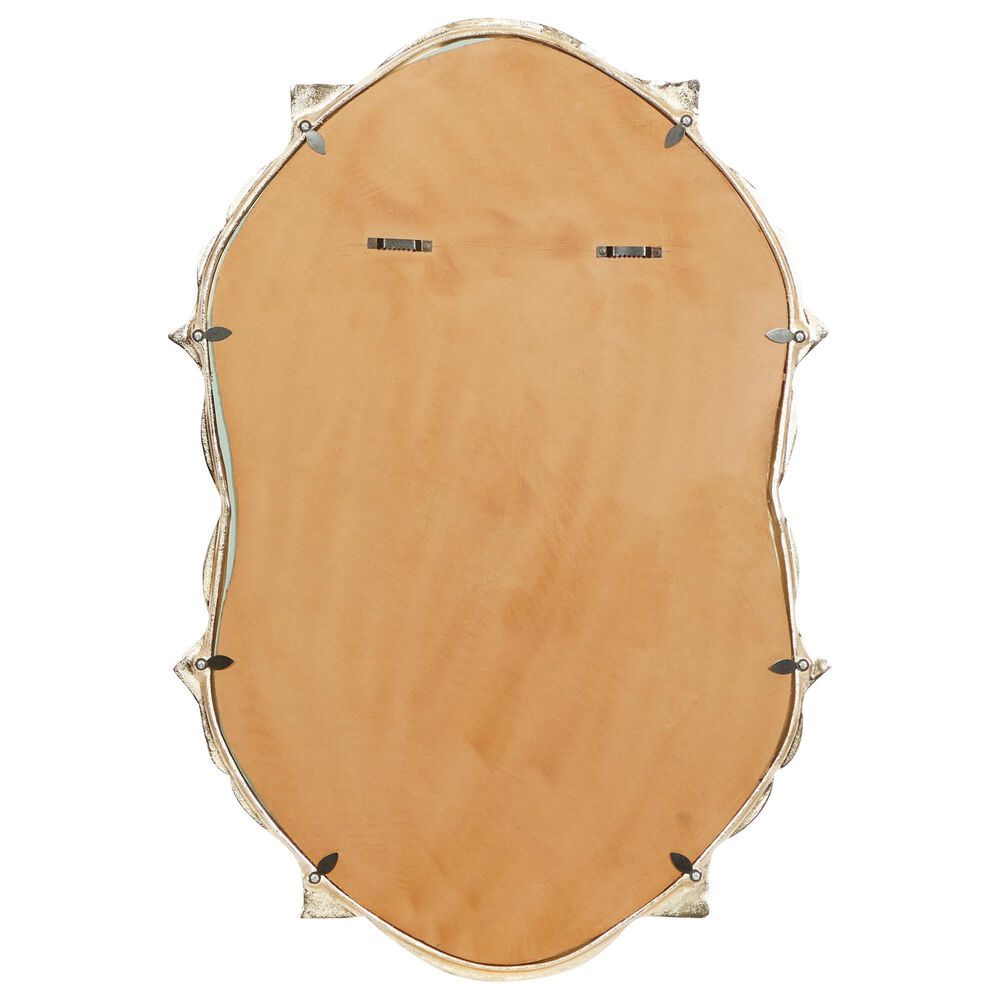 Maple and Jade 25&quot; x 36&quot; Wall Mirror in Polished Gold, , large