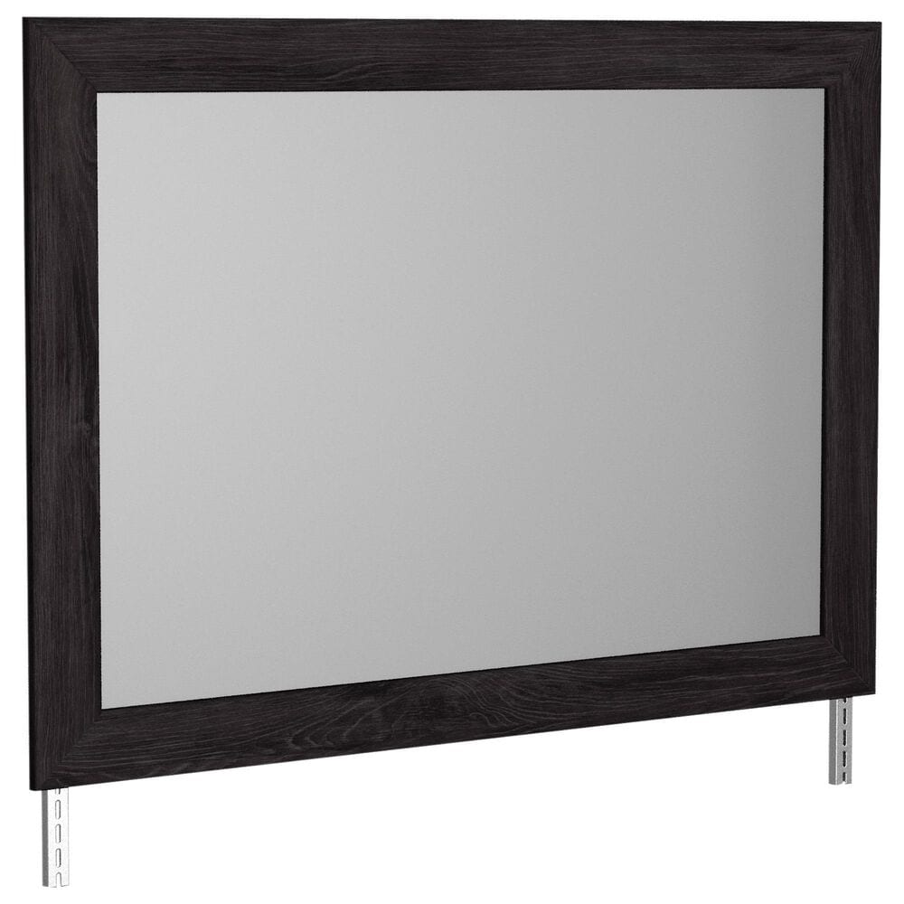 Ashley Belachime 4 Piece Full Panel Bedroom Set in Dark Charcoal, , large