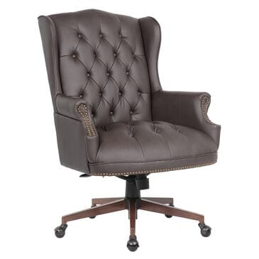Presidential Seating Desk Chair in Bomber Brown, , large