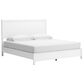 Ashley Binterglen 5-Piece King Panel Bedroom Set in White, , large