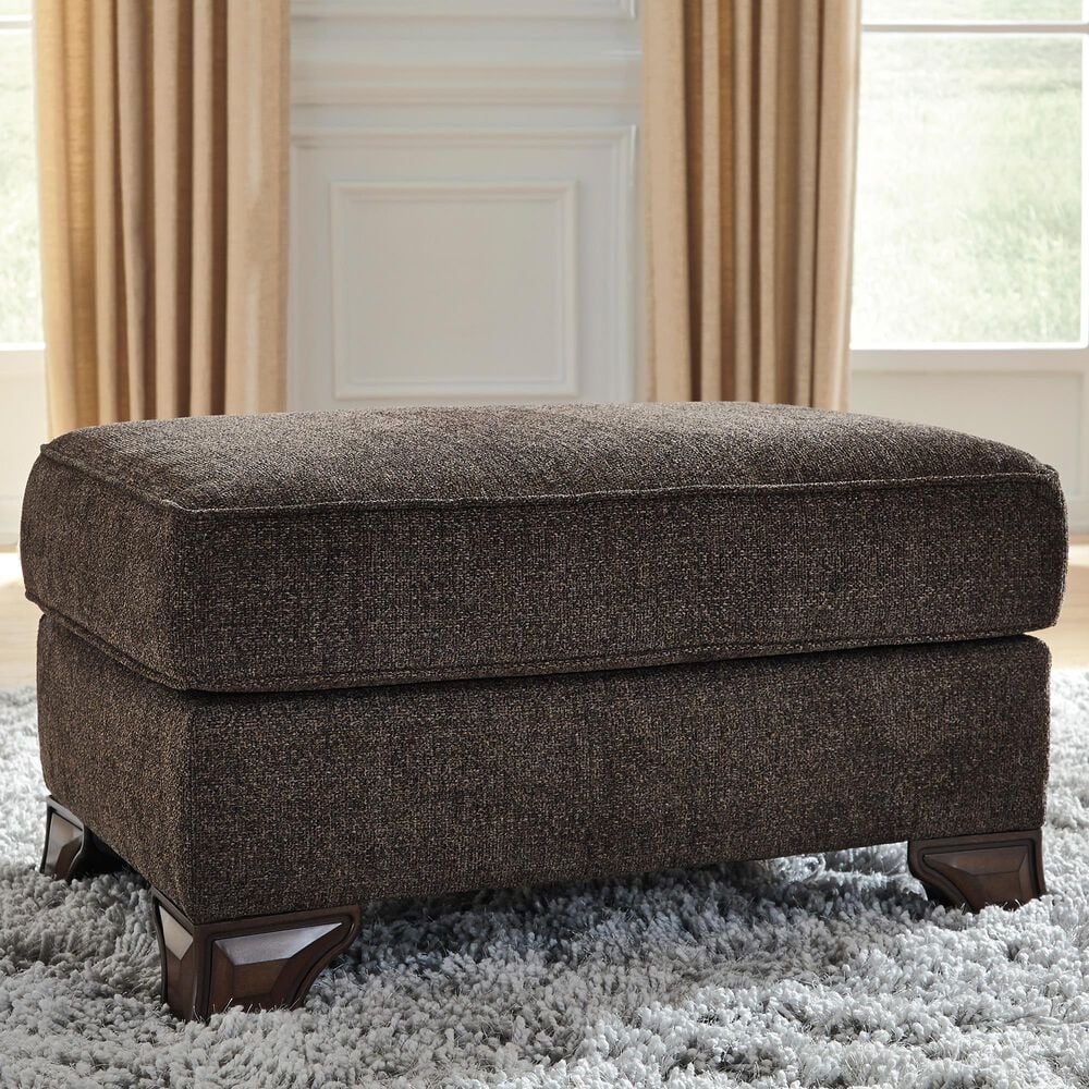 Signature Design by Ashley Miltonwood Ottoman in Teak Brown, , large