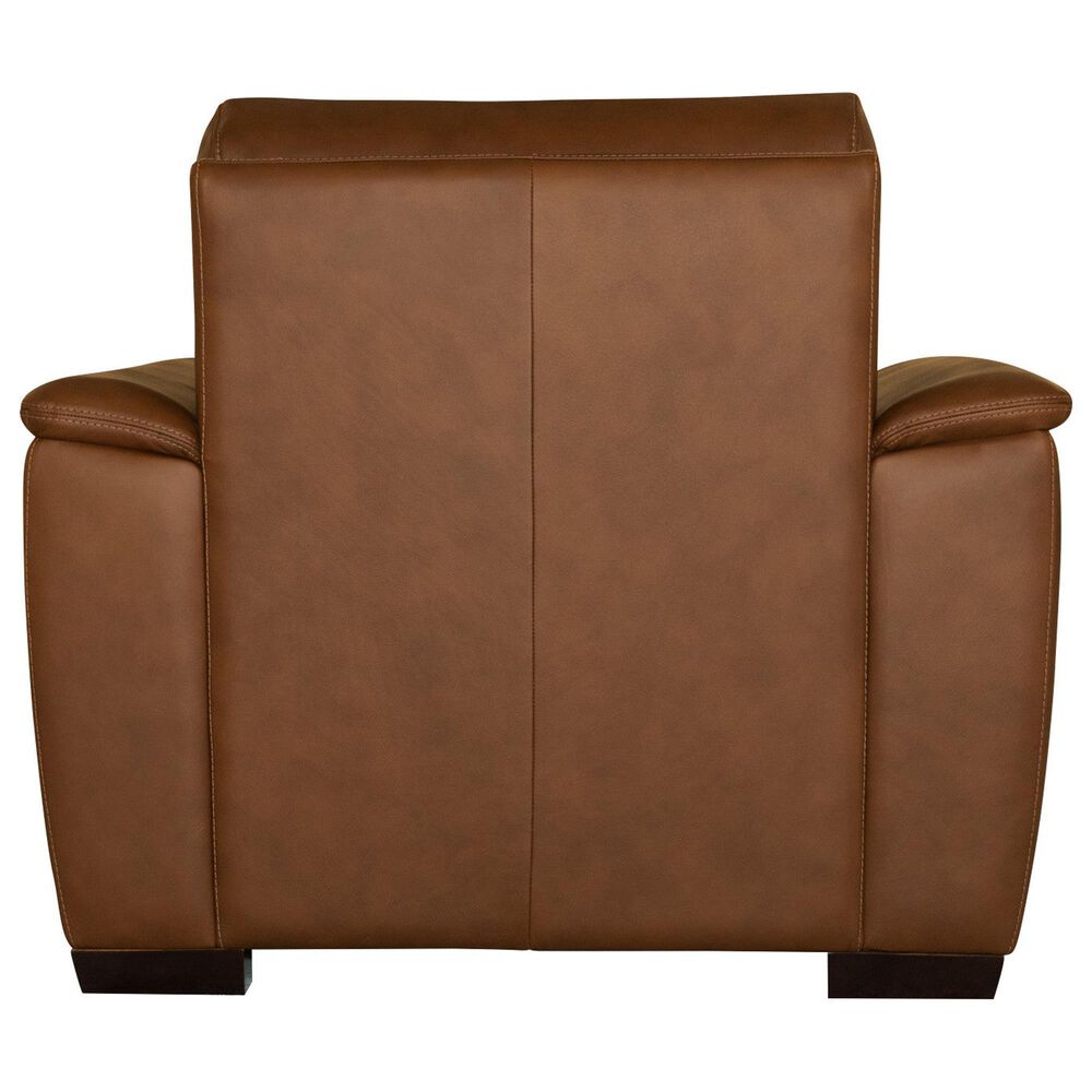 Flexsteel Henry 3-Piece Stationary Leather Living Room Set in Caramel, , large
