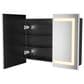 HOMLUX 36" x 30" Bathroom Medicine Cabinet with Mirror in Silver, , large
