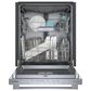 Bosch 500 Series 24"" Built-In Bar Handle Dishwasher with 8 Wash Cycles in Stainless Steel, , large
