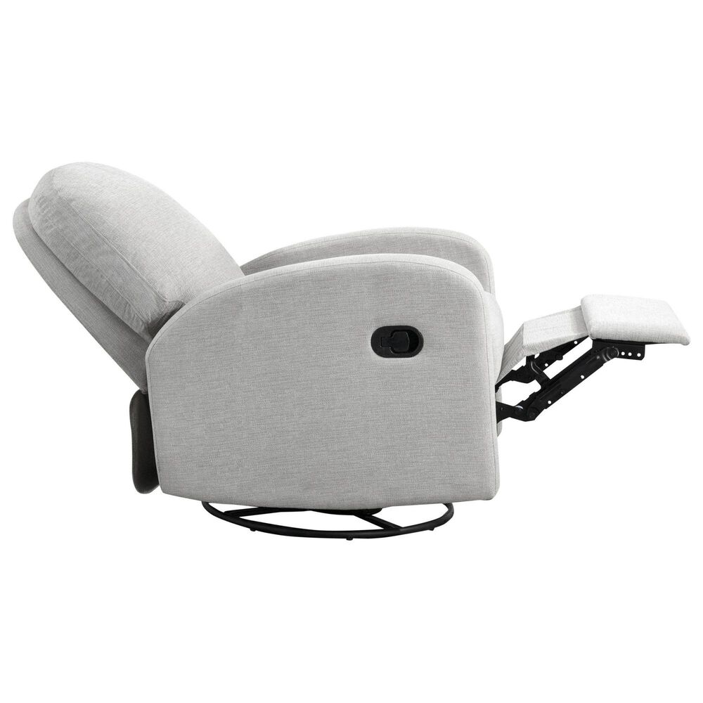 Lifestyle Solutions Paloma Manual Swivel Rocker Recliner in Light Grey, , large