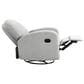 Lifestyle Solutions Paloma Manual Swivel Rocker Recliner in Light Grey, , large