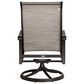 Woodard Cortland 5-Piece Patio Dining Set in Watercolor Tweed Pearly, , large