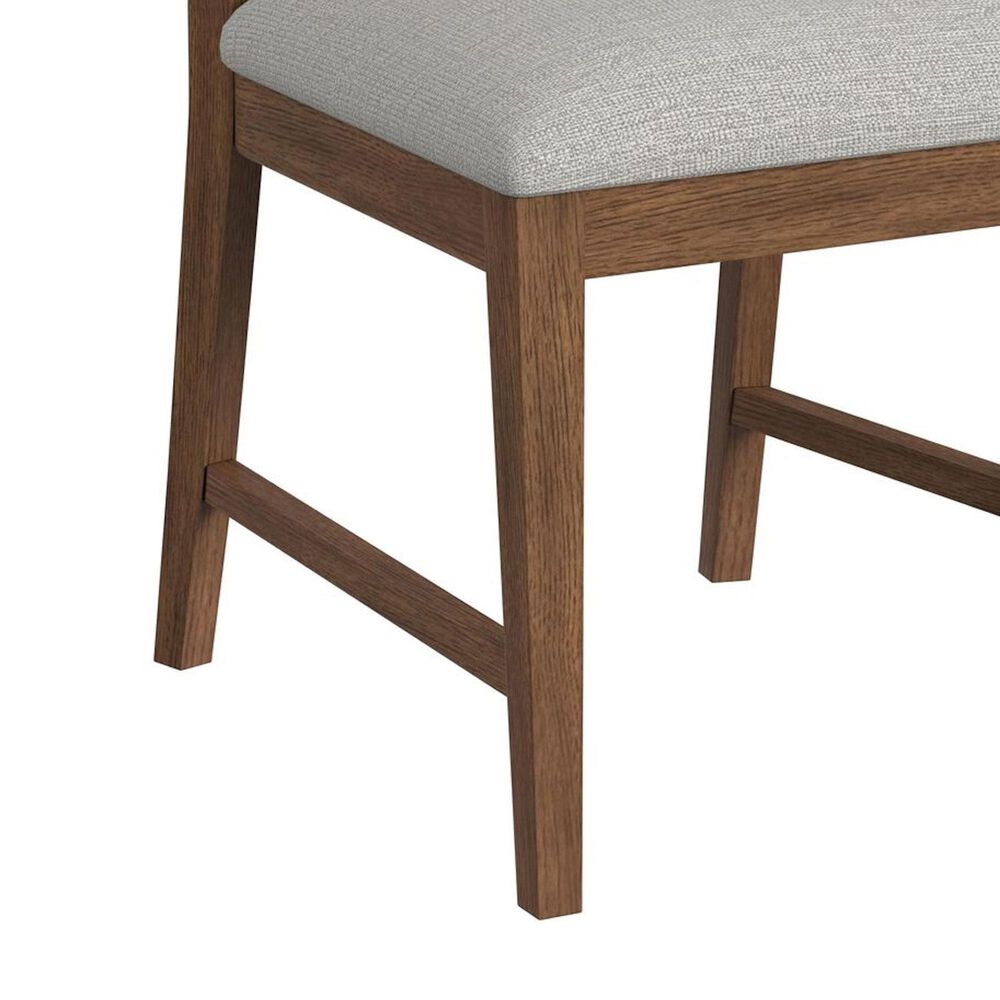 Mayberry Hill Glinda 7-Piece Rectangular Dining Set in Brown, , large