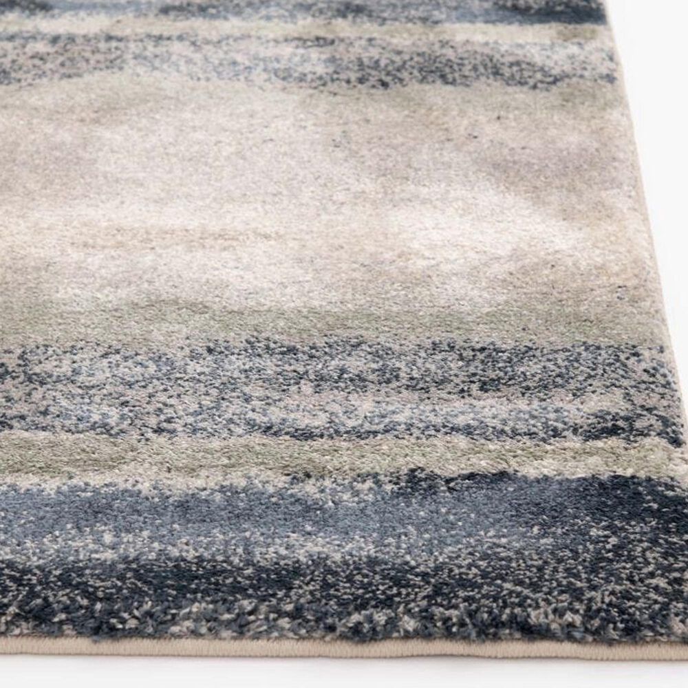 Central Oriental Stonington Azariah 7&#39;10&quot; x 9&#39;10&quot; Zinc and Denim Area Rug, , large