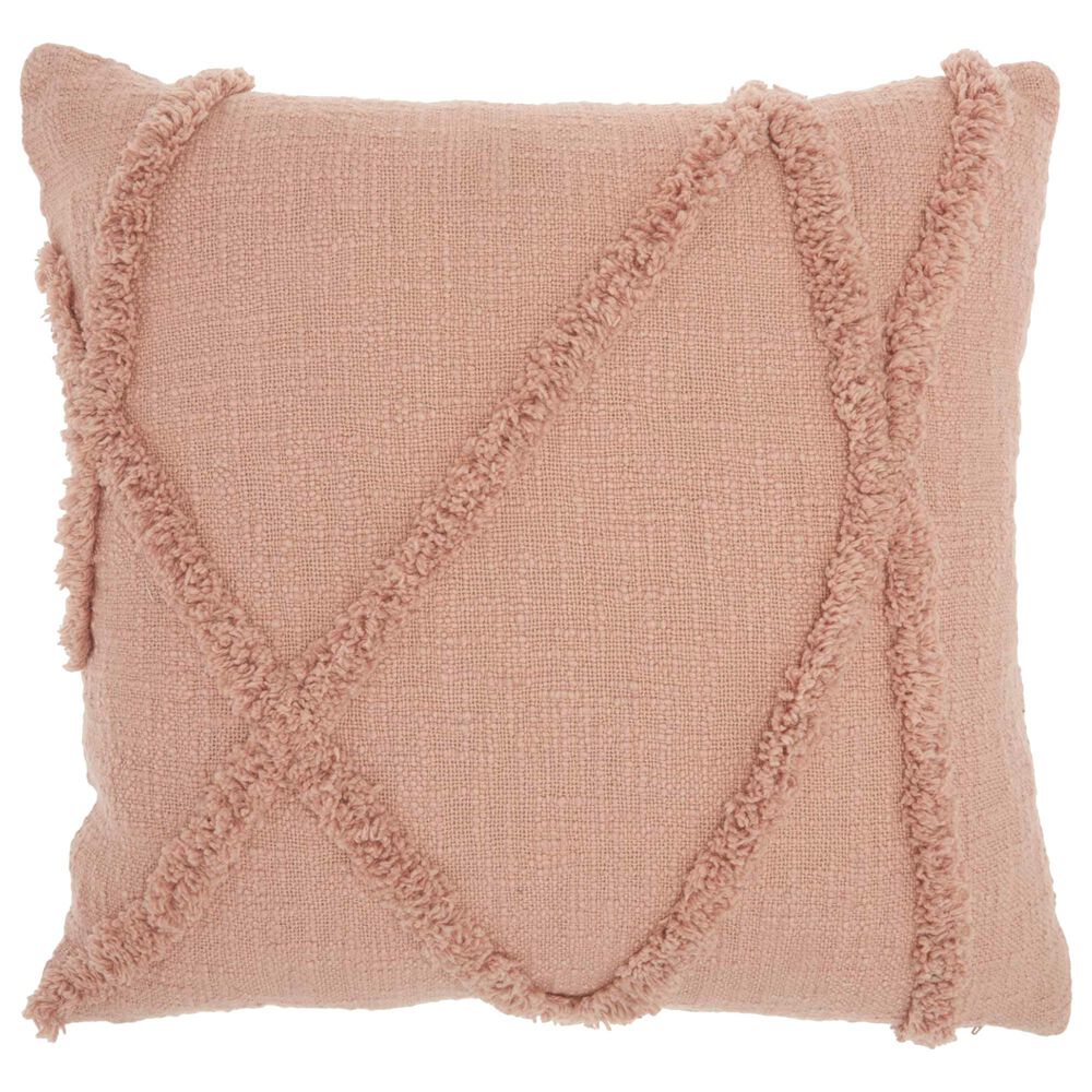 Nourison Life Styles 18" x 18" Throw Pillow in Blush, , large