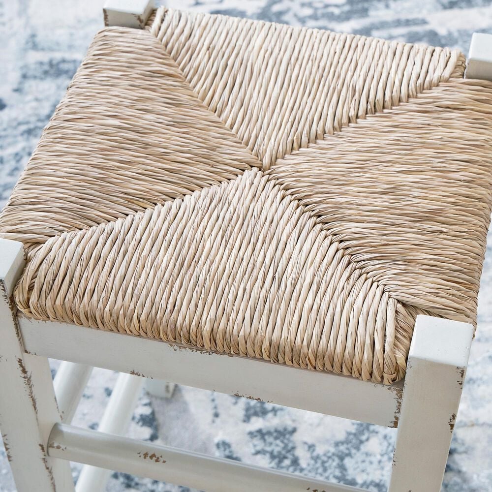 Ashley Mirimyn Bar Stool Set of 2 in White, , large