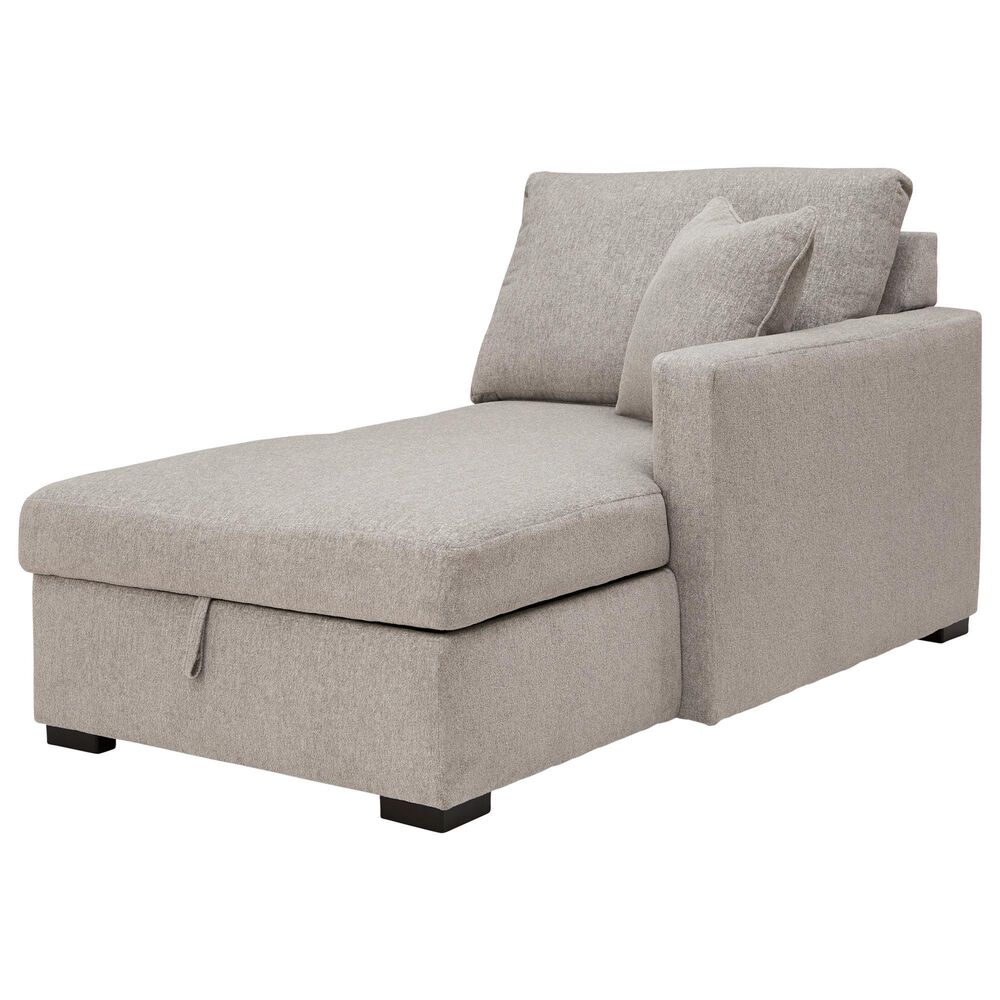 Ashley ModMax Luxe 3-Piece Symmetrical Sectional with Double Storage Chaise in Flint, , large