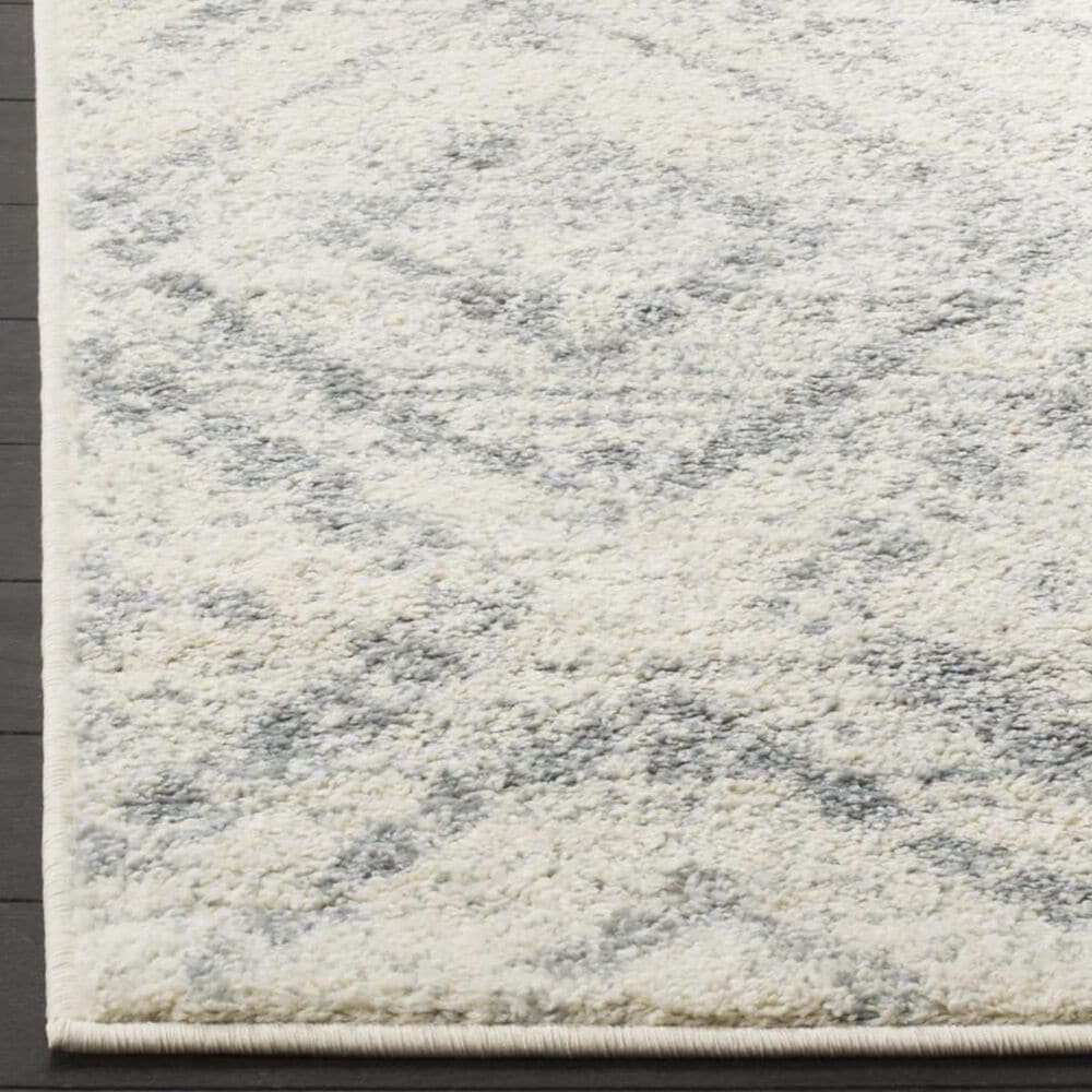 Safavieh Adirondack ADR131T-5 5&#39;1&quot; x 7&#39;6&quot; Ivory and Light Blue Area Rug, , large