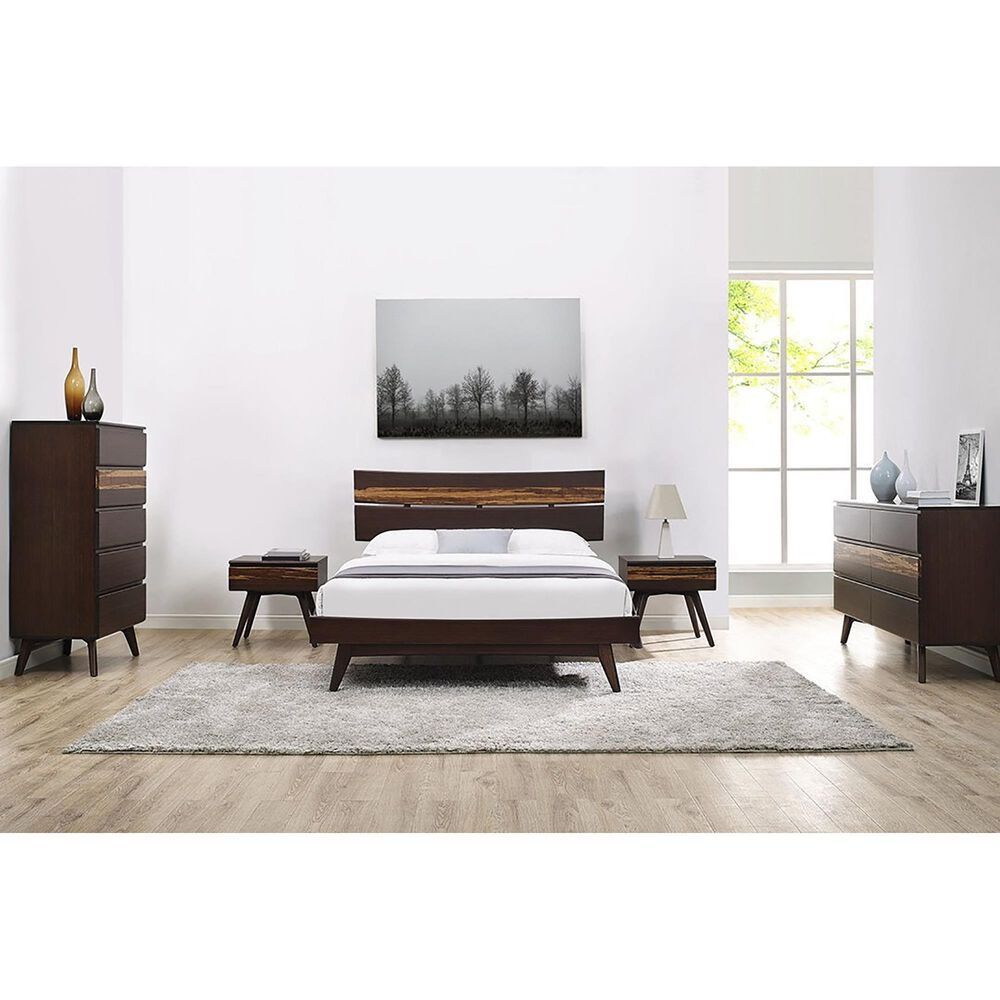 Natural Bamboo Furnishings Nightstand in Sable, , large