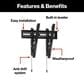 Furrion Aurora 55" Partial-Sun Premier 4K LED - Outdoor Smart TV with Fixed Tilt Mount in Black, , large