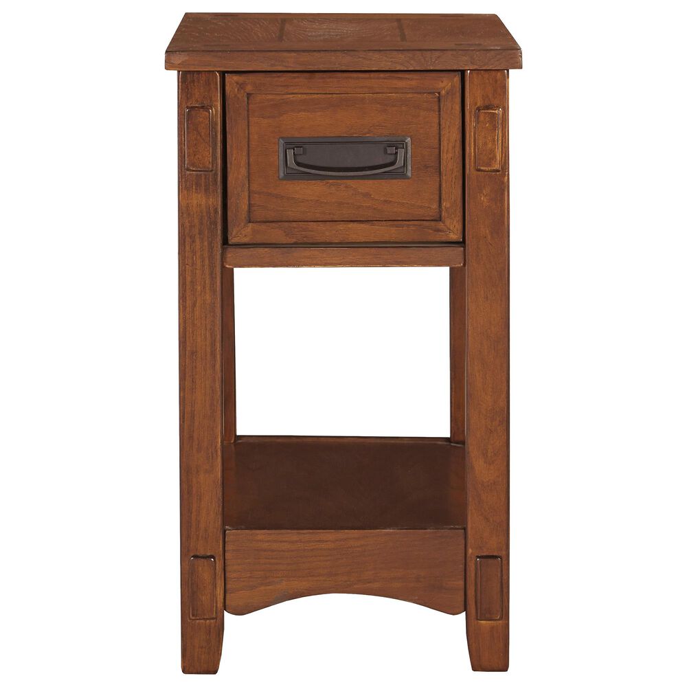 Ashley Breegin Chairside End Table in Brown, , large